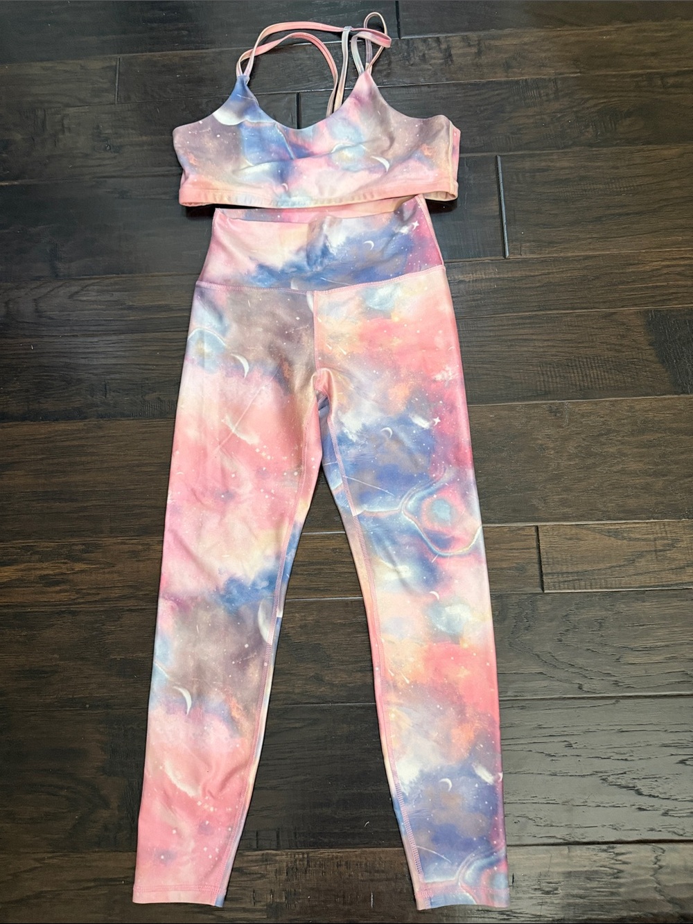 Wildfox Comic Star Pop Art Leggings & Sports Bra Set Medium good condition